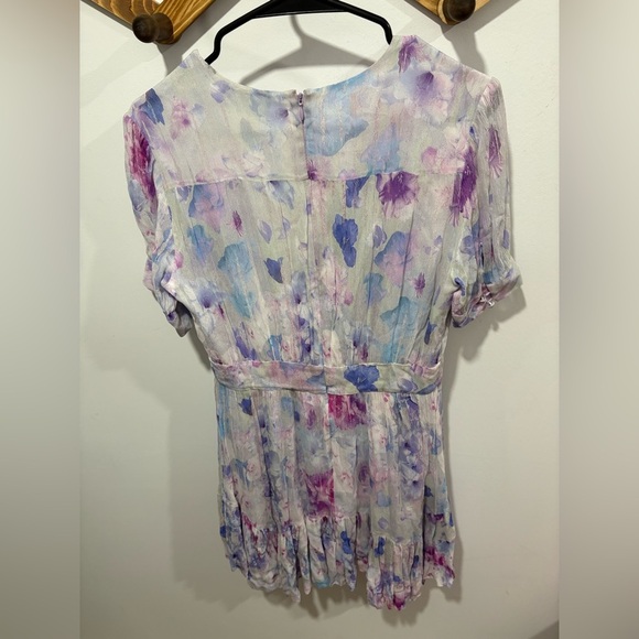 The Kooples Women's Printed Short Dress with Frills - Picture 8 of 13